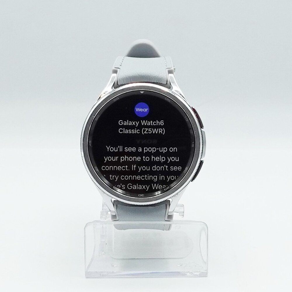 Samsung Galaxy Watch 6 Classic 47mm Bluetooth WiFi LTE SM-R965 Silver Unlocked